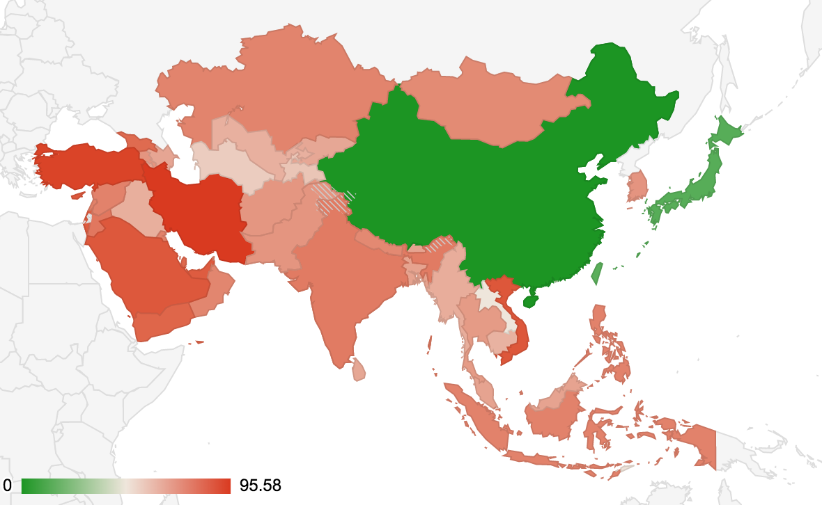 median webfont size in china is zero
